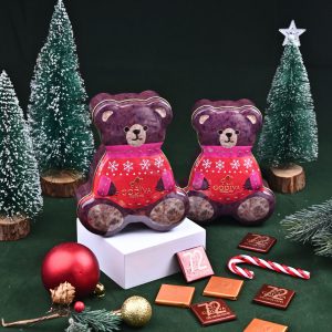 Holiday Chocolate Bear Keepsake 10Pcs